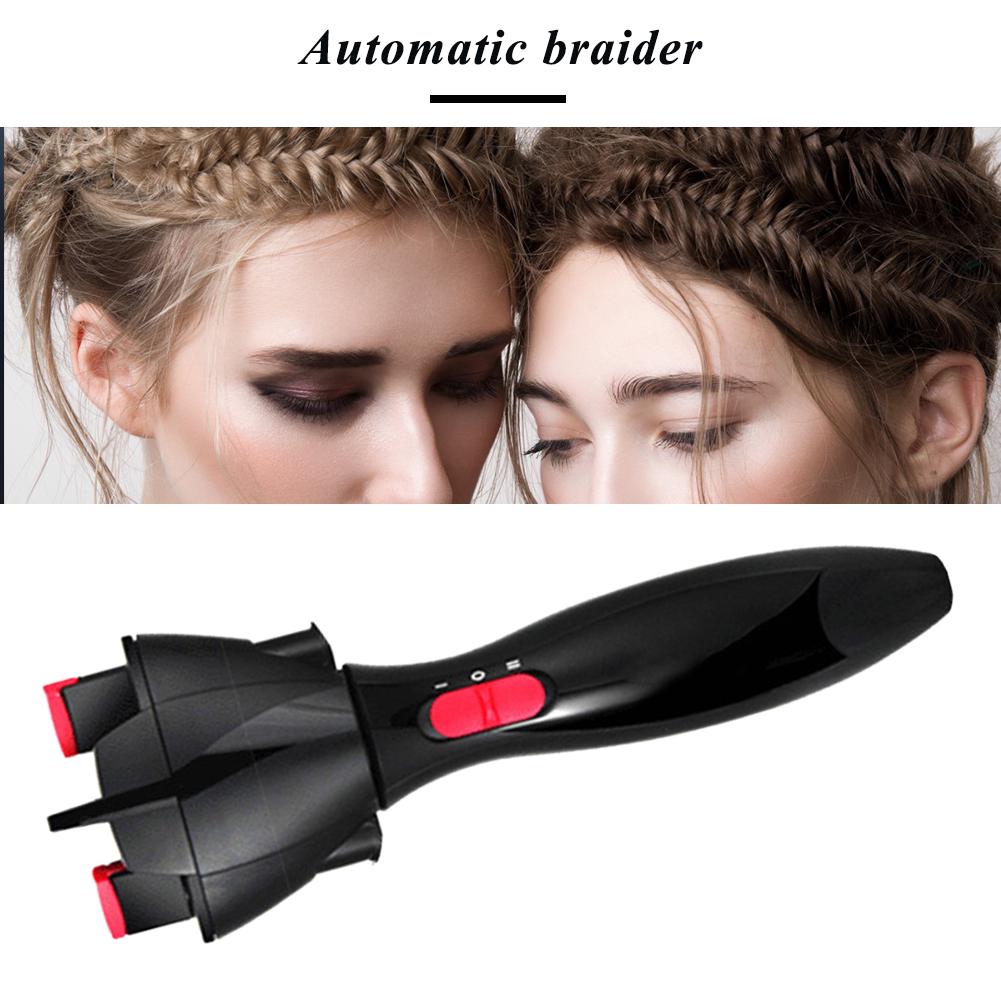 Electric Hair Braider ABS Plastic Automatic Twist Knitted Device Hairstyle Braiding Machine DIY Hair Styling Tools