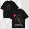 Винтажная стираная футболка с принтом – Dark Rider Christian Streetwear