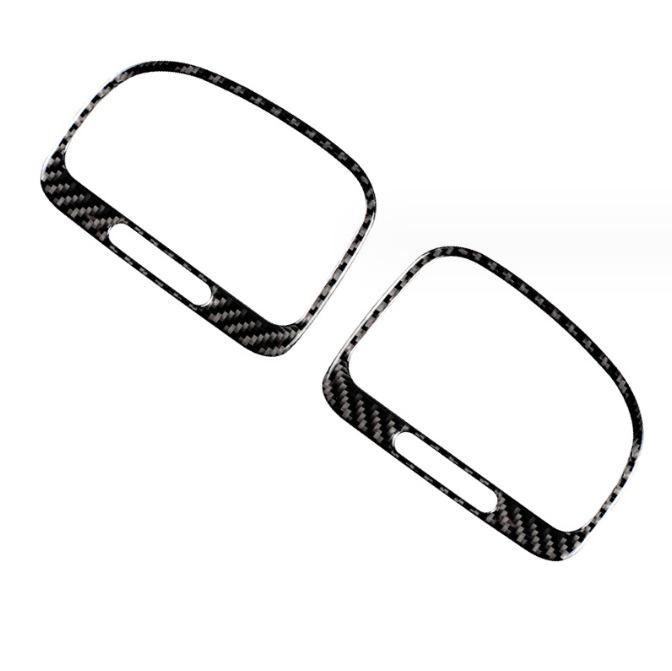 Kolfiber Interiör Luftutsläpp Trim för 08-12 VW Golf 6