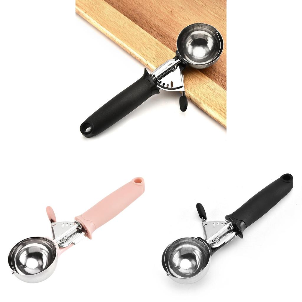 Stainless Steel Ice Cream Scoop With Logo For Home And Commercial Use