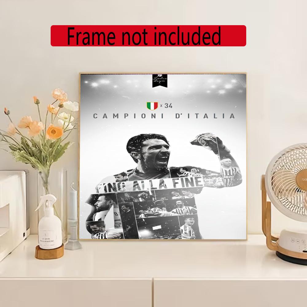 Juventus 5D Diamond Painting Round Diamond Rhinestones Mosaic Diamond Embroidery Wall Paintings Rhinestones Gift Frameless