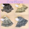 Polyester Geometric Print Silk Scarf With Sunshade Function For Spring Fashion Women