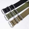Arashen Zulu Fabric Nato Strap, 26mm, for Watches, Nylon Strap, Thick G10 Strap with Satin Finish, Khaki