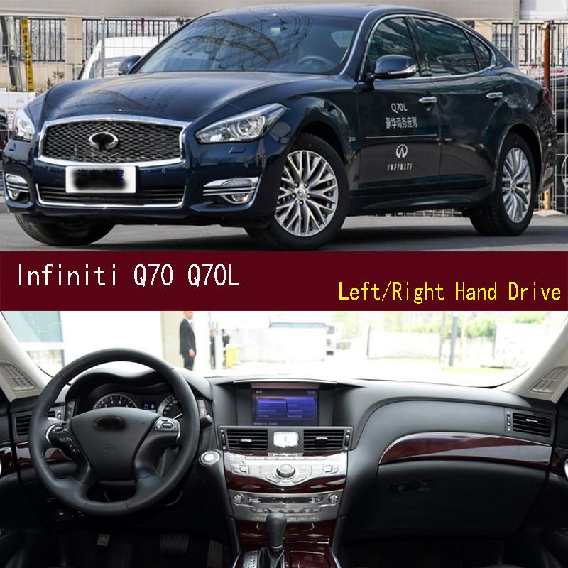 

For Infiniti Q70 Q70L Y51 Dashmat Dash mat Dashboard Cover Instrument Panel Sunscreen Pad Ornaments Right Hand Drive синій