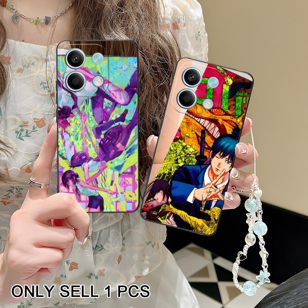 Anime Chainsaw Matte TPU Mobile Phone Case for POCO M7 M6 M5 M4 M3 X7 X6 X5 X4 X3 Pro GT 5G Colorful Printing Cover