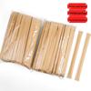 Yuzhou Individually Wrapped Carbonized Bamboo Chopsticks, 50-Pack