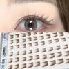 DIY Brown Lash Clusters Cat Eye Style Individual Lashes Women Eye Lashes  Eyelash Extension