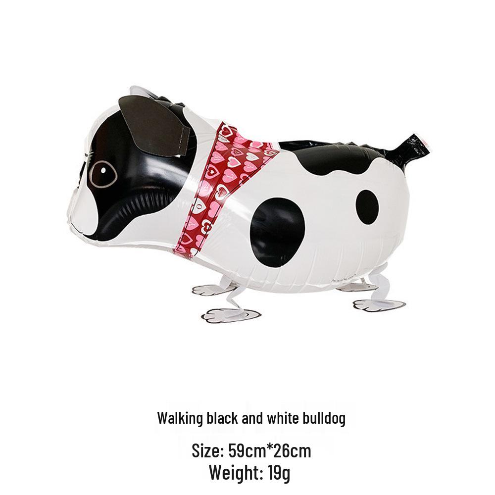 Cartoon Animal Walking Balloons: Duck & Pig for Birthday Decorations or Night Market Promotions