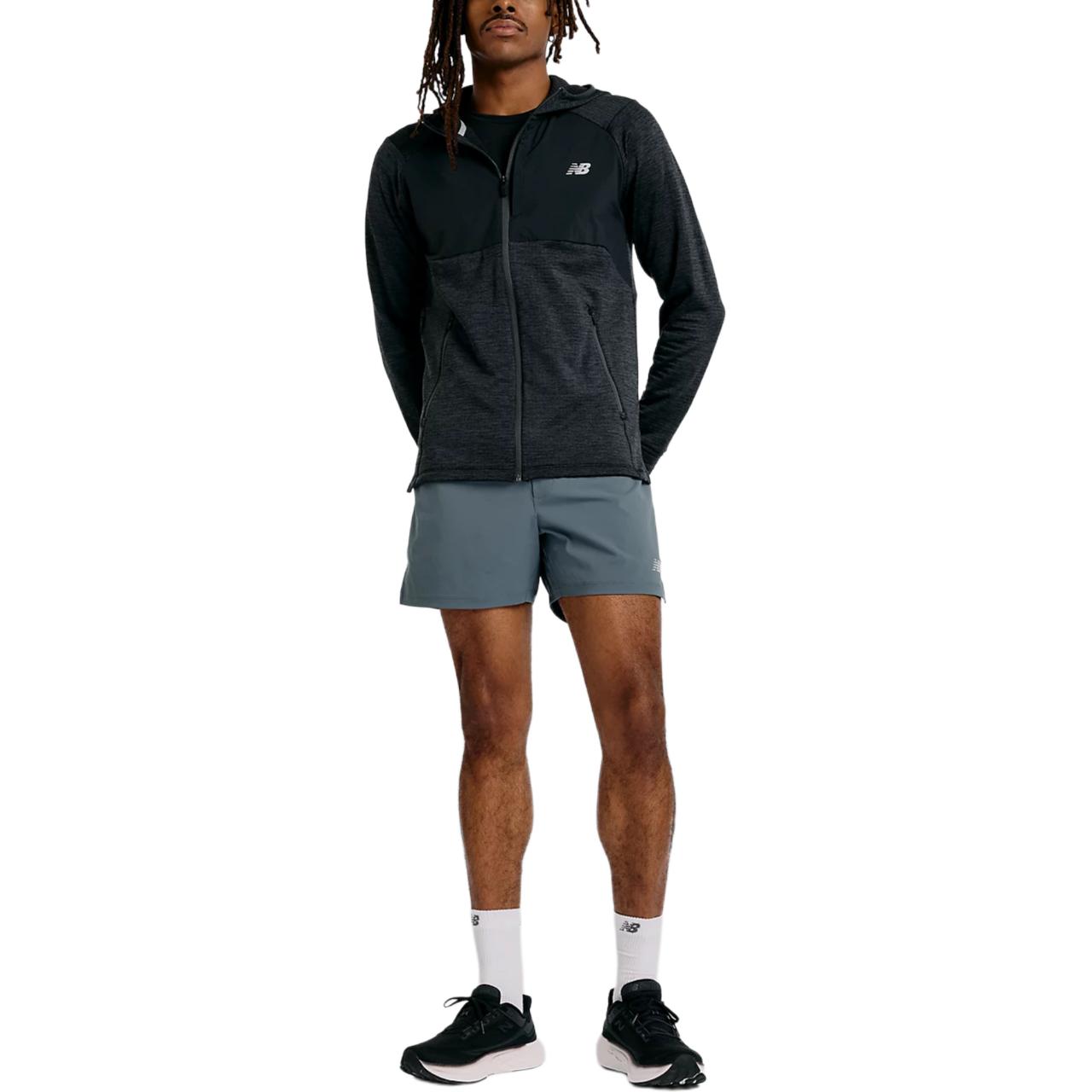 New Balance Heat Grid Hooded Sweatshirt Men s Black MJ43206-BK 2XL