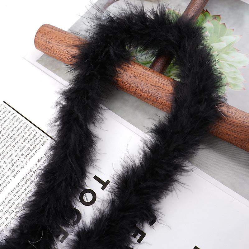Colorful Turkey Feather Strips for DIY Crafts and Christmas Decorations
