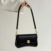 Premium Bag, Female Baguette Bag, Retro Hand-Held Underarm Bag, Foreign Style Girl, One-Shoulder Messenger Bag.