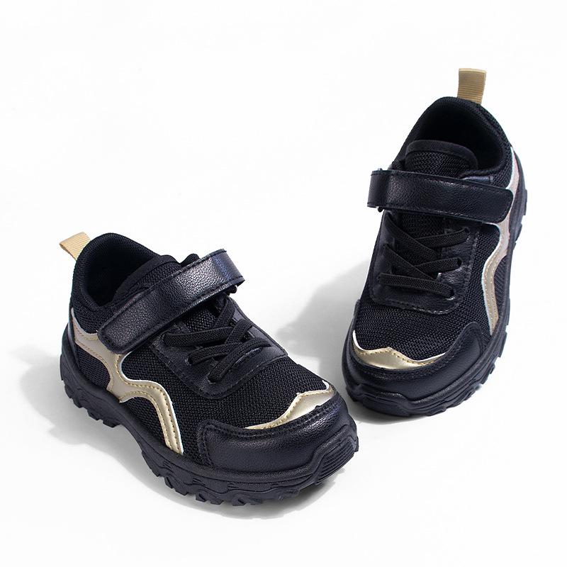 

Girls Breathable Sports Shoes, Boys Casual Shoes 35 золотий/чорний