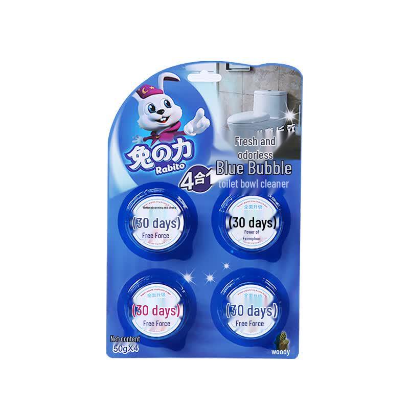 Tuli 4-in-1 Blue Bubble Toilet Cleaner Tablets