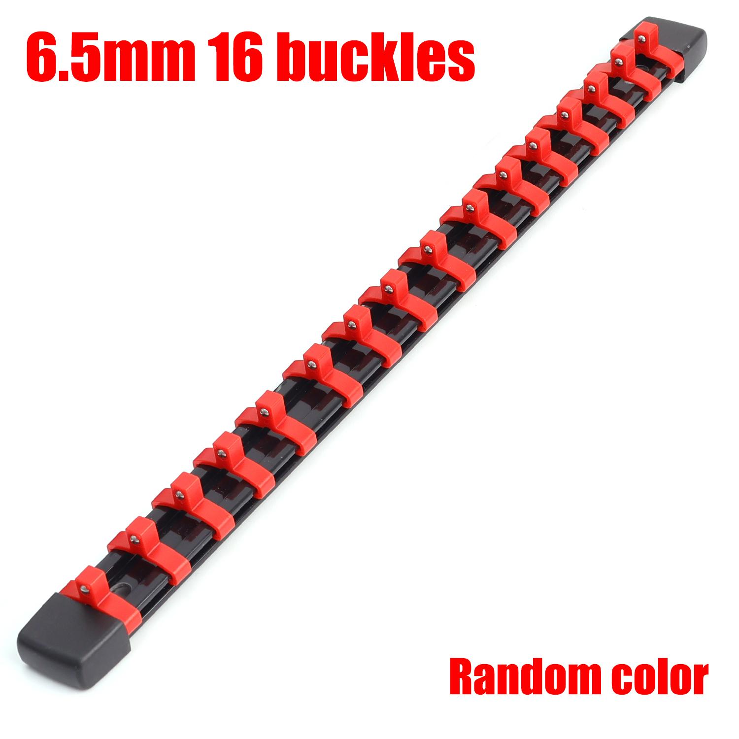 

1/4 3/8 1/2Inch Socket Organizer Anti-drop Ball Spring Socket Storage Holder Rack Clip Rail Mountable Stand Sleeve Home Tools