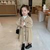 British Style Baby Girl Mid-Length Spring Coat - Very Fishy RT005