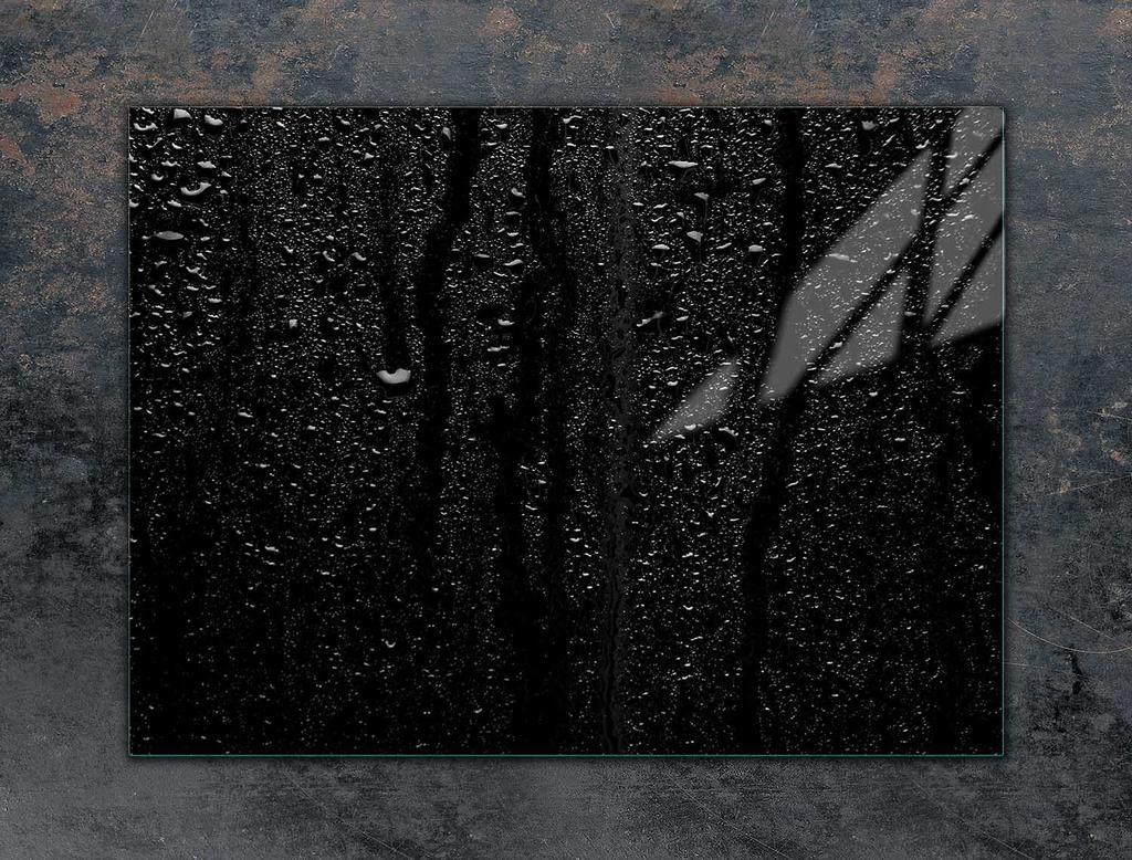 PIANO COTTURA PROTETTIVO IN VETRO 70x52 NERO