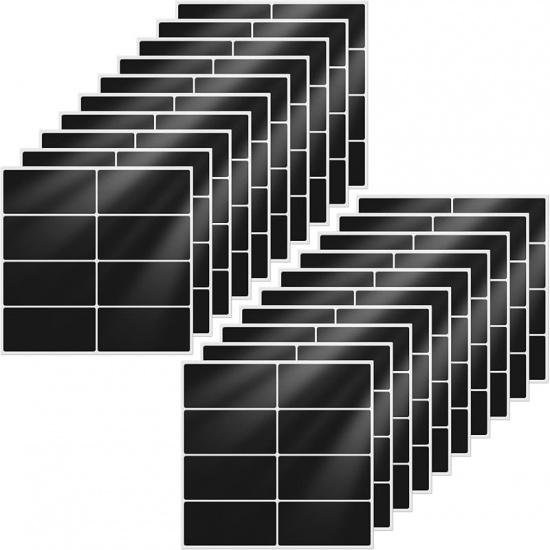 10 Colors Rectangle Labels 1.57" × 0.75" Self-Adhesive Colored Rectangular Color Coding Stickers Waterproof Name Tag for Office Inventory 160 Pieces