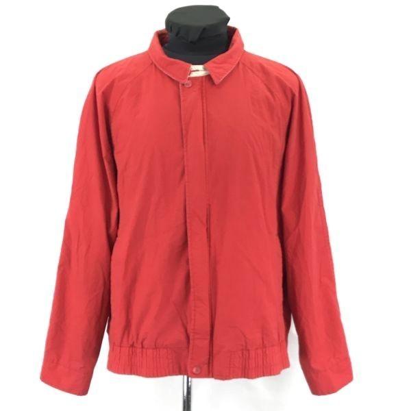 

BROOKS BROTHERS/Full-Zip Cotton Swing Top/LL/Red/Inner Pocket/Check Lining