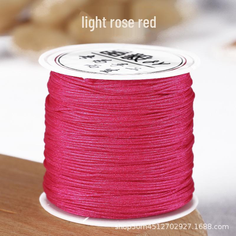 Taiwan Jade Line No. 72: 50m Hand-Woven DIY Rope for Jewelry and Beading