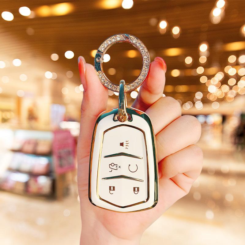 

Подходит для комплекта ключей Cadillac XT5 XT4 XT6 XTS CT4 CT5 CT6 ATSL, автомобильный чехол с пряжкой SRT