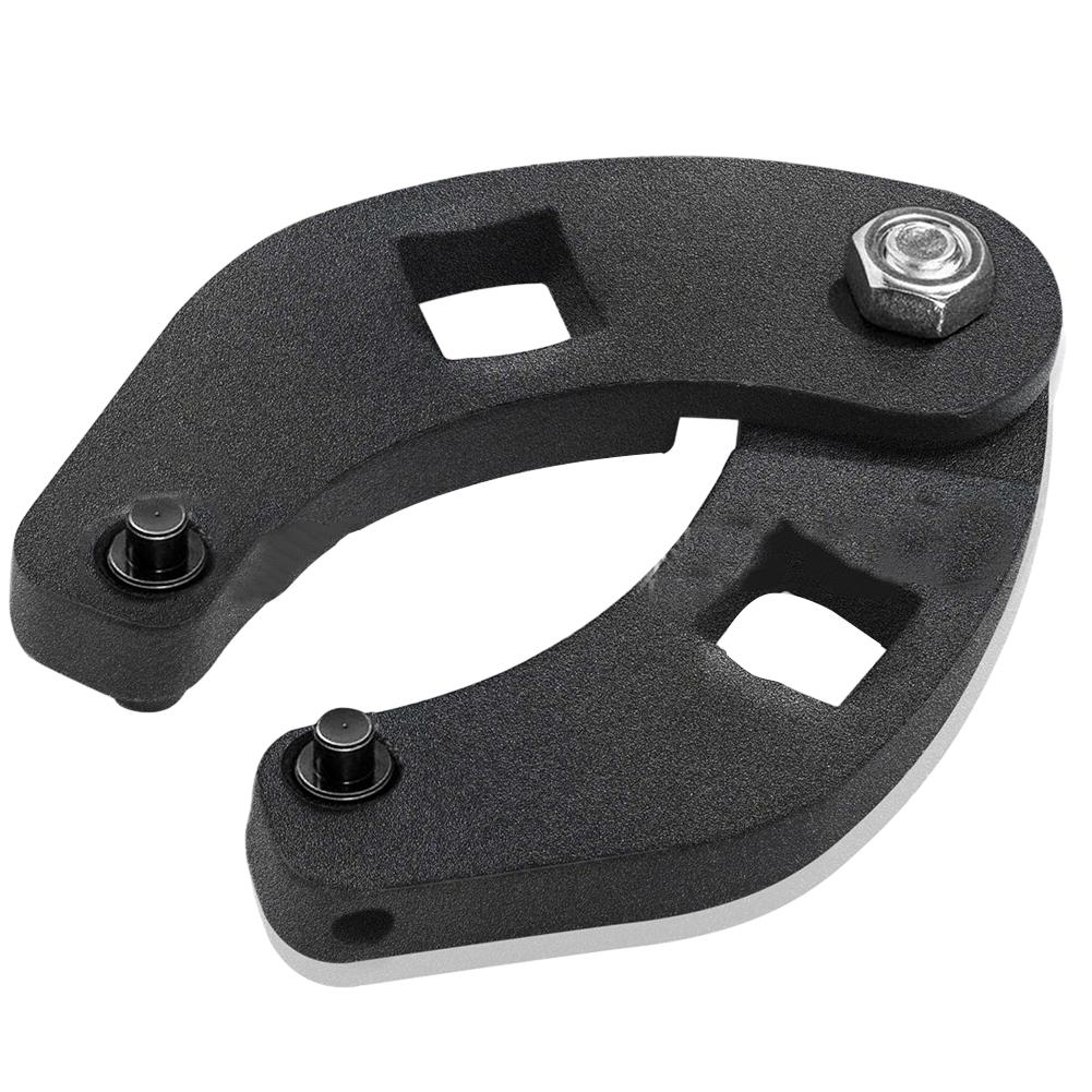 9cm 3.5in Gland Nut Wrench Cylinder Nut Tool Reversible Pinholes Rust Resistant Use With Ratchet Fits Construction Equipment