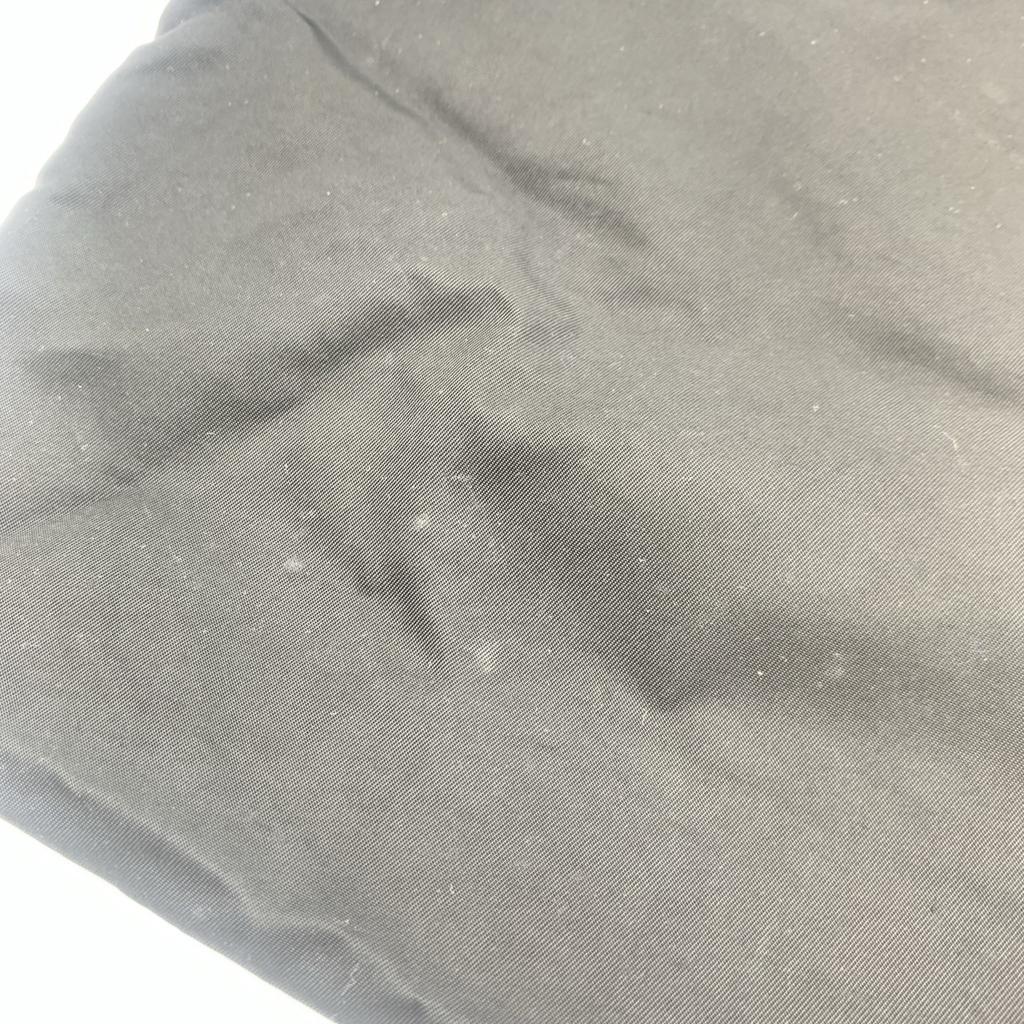 PRADA Tessuto Nylon Shoulder Bag Crossbody Pochette Sacoche Silver Hardware Triangle Logo Plate Black Men Women