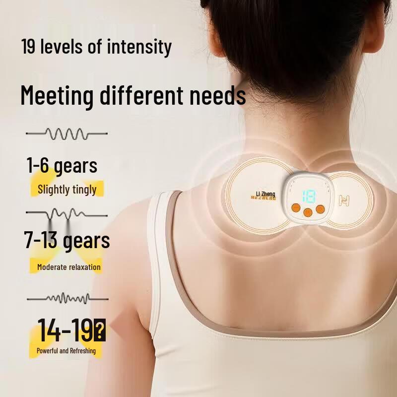 HEZHENG EMS Mini Portable Pulse Massager CN plug (adapter included)
