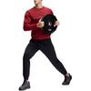 FILA Solid Color Fitness Tapered Stretch Knit Sports Pants Men Bottoms Deep-Black A11M411607F-BK