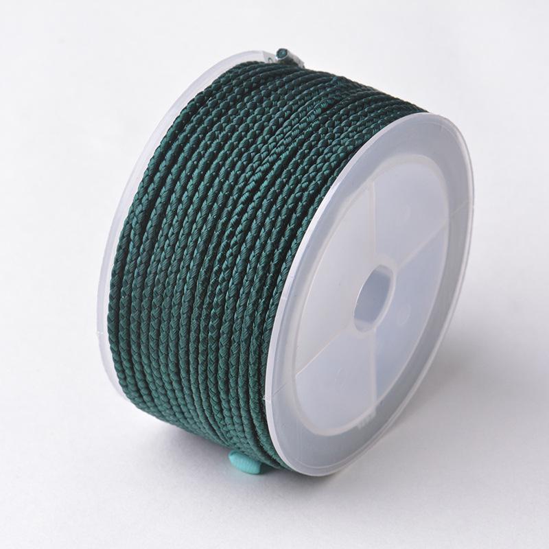 Jade Thread Woven Bracelet/Necklace: DIY Dragon Scale Pendant Lanyard, 3mm Jewelry Rope