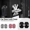 2PCS Car Door Lock Cover For Mini Cooper F56 F55 F57 F65 F66 F67 Door Lock Buckle Anti Rust Case Shell Protective Accessories