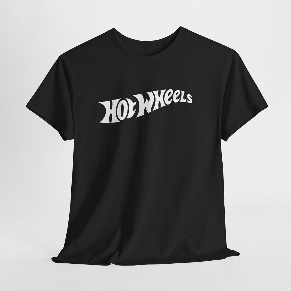 

Hot Wheels Black T-Shirt – Unisex Racing Logo Tee for Men or Women M