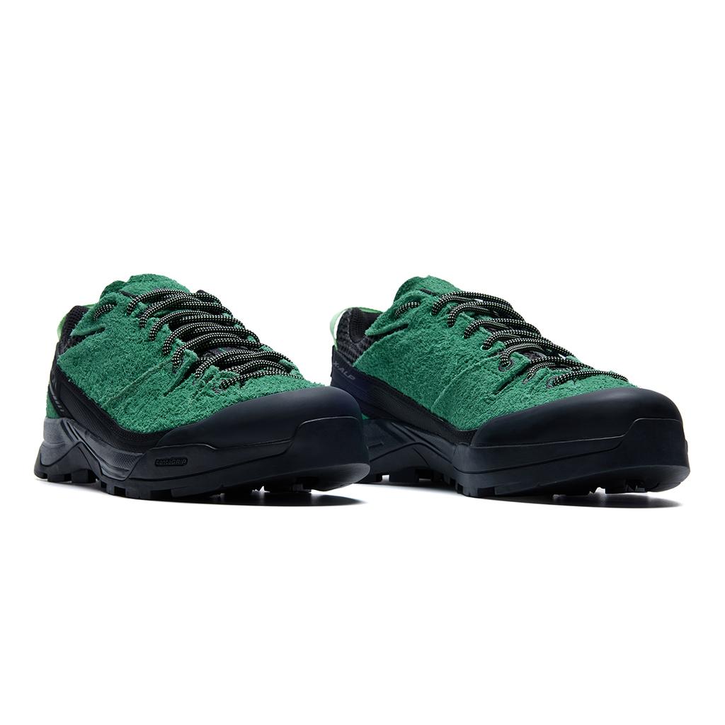 SALOMON Adidași Unisex X-ALP Piele de căprioară Verde Patină Negru Papagal L47876400