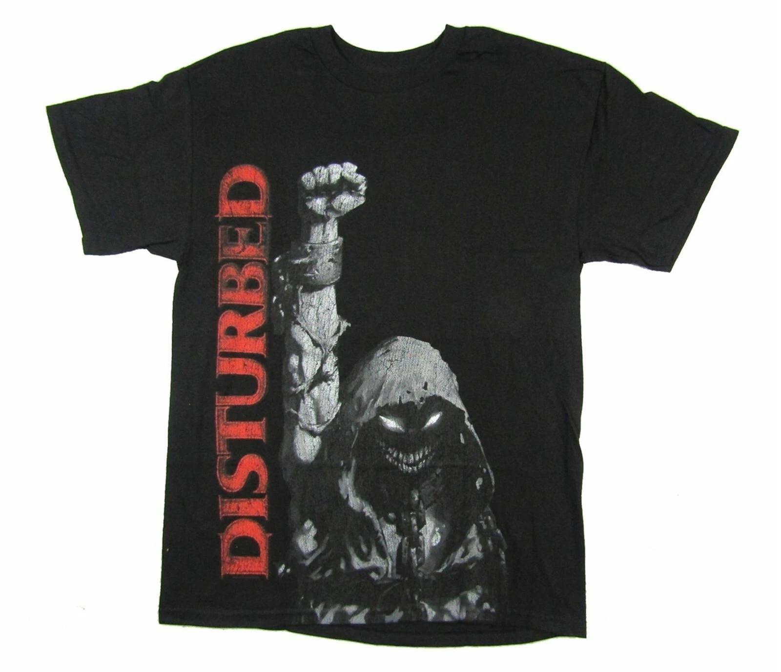 DISTURBED cd cvr UP YOUR FIST Official SHIRT LRG New ten thousands fists nobp S