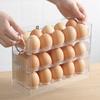 New 3-Layer Refrigerator With 30 Egg Storage Containers And Organizer Refrigerator Door Plastic Egg Storage Box