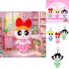 Powerpuff Girls Bubbles Stuffed Toy Pendant With Plush Material For Kids And Gifts