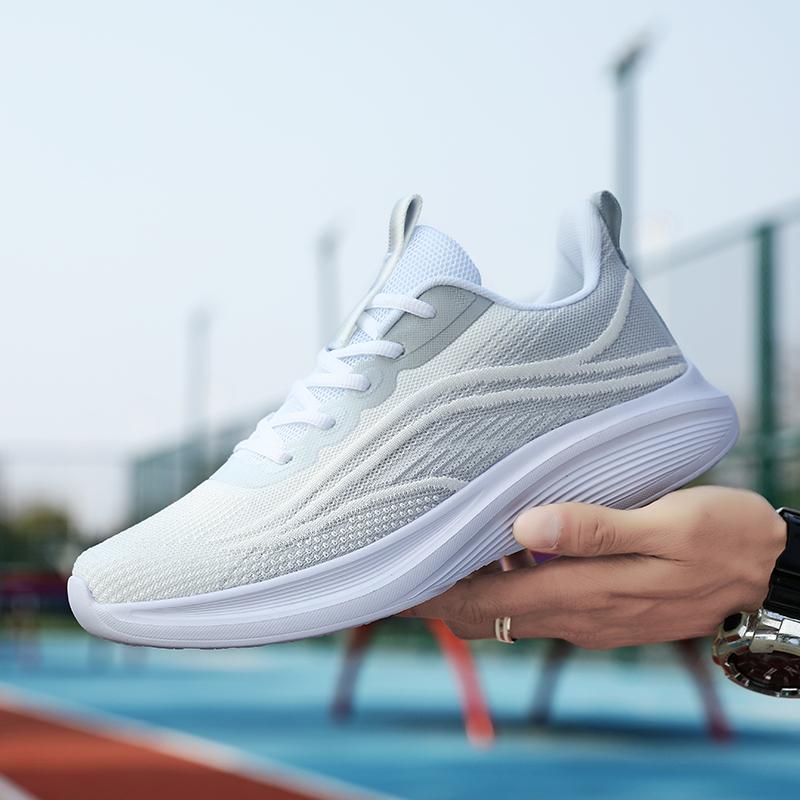 Velikost 35-45 Nový pár létající tkací pánské a dámské ležérní sportovní boty super lehké běžecké boty