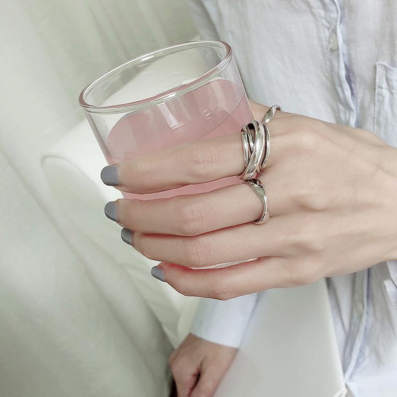 Möbius Wave Pattern Retro Ring - European & American Style Index Finger Jewelry for Women