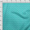 oneOone Cotton Flex Fabric Leaves & Floral Block Printed Craft Fabric BTY 40 Inch