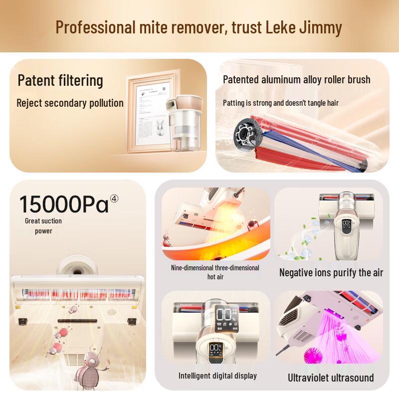 LEXY Jimmy Smart Handheld Bed Dust Mite Remover