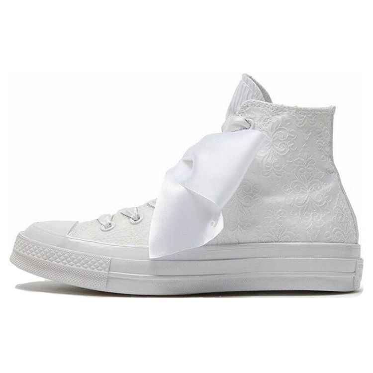 Converse 1970er Chuck Taylor Schleife Hochzeit High-Top Canvas Schuhe Unisex Sneaker Weiß A07078C