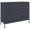 Sideboard Anthracite 100.5 x 39 x 79 cm Steel