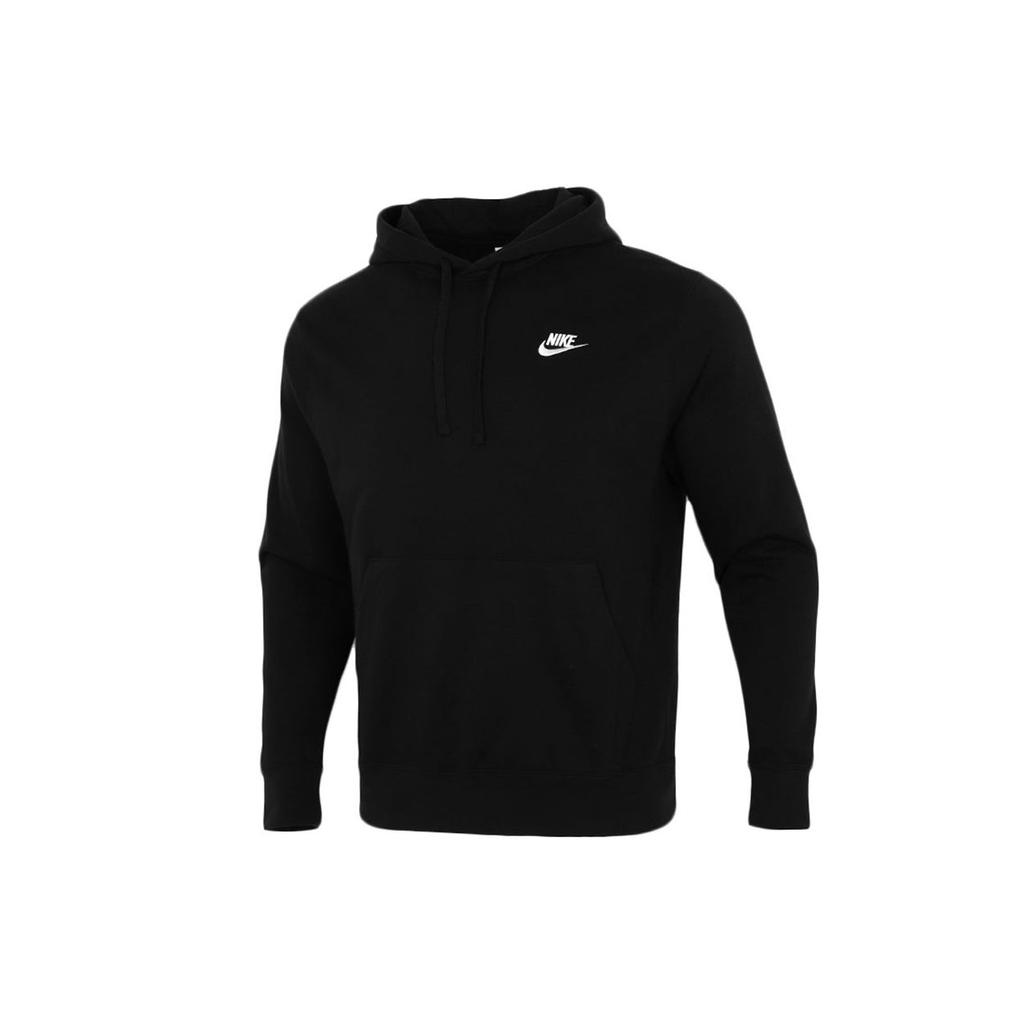 Nike Solid Color Casual Sport Hoodie Men Tops Black CZ7858-010