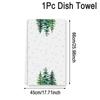 Durable Polyester Dish Towels For Christmas Decors High Absorbent Kitchen Cloths Perfect For Cleaning And Party Supplies