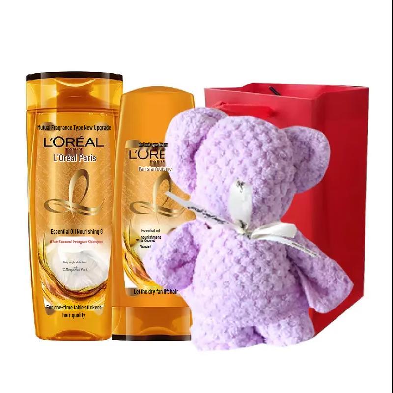 L Oréal Essential Oil Nourishing & Smoothing Shampoo Set