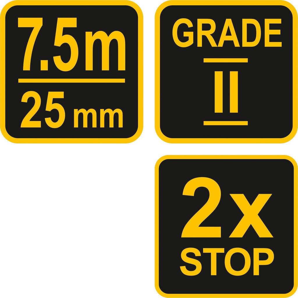 Maßband 7,5M x 25MM 10064 VOREL
