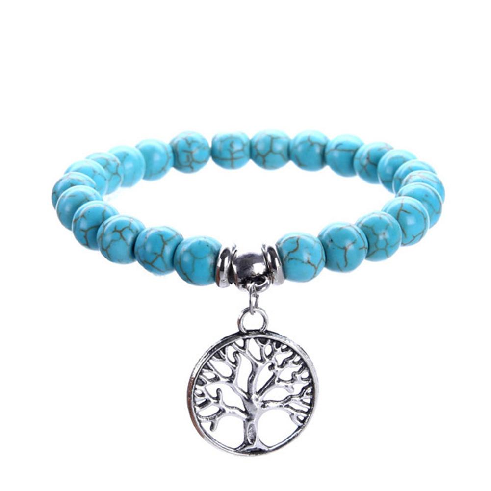 Dámský elegantní elastický náramek Jednoduchý korálkový náramek