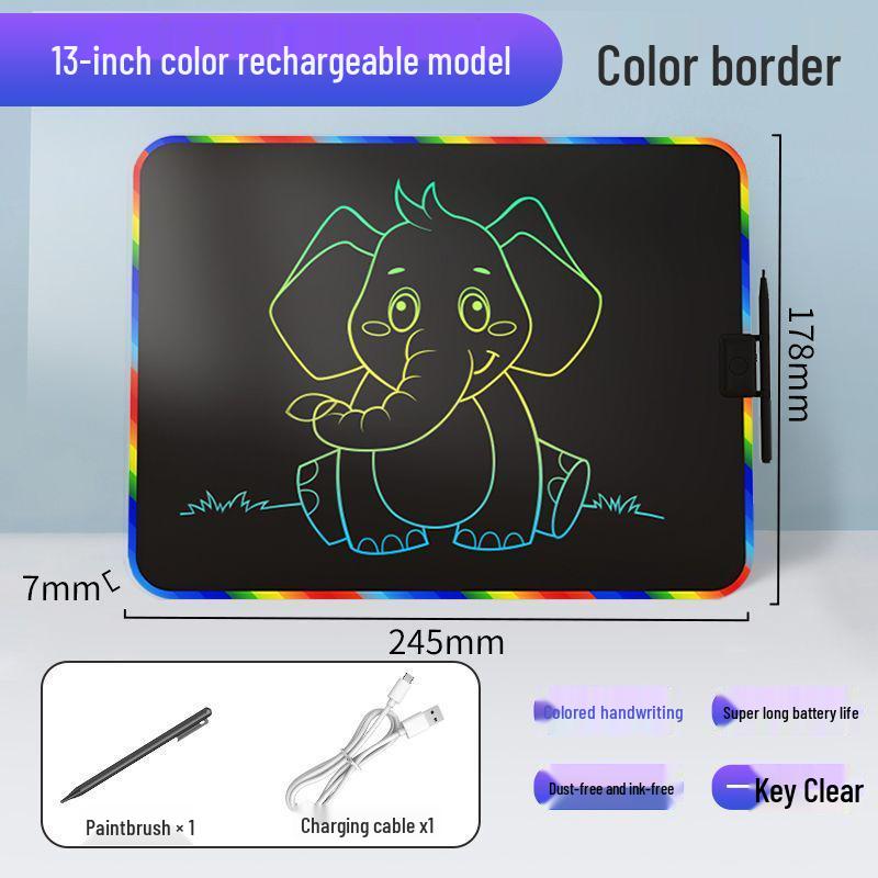 Smart Educational Graffiti Drawing Board for Kids: Rechargeable, Erasable Handwriting and Art Toy