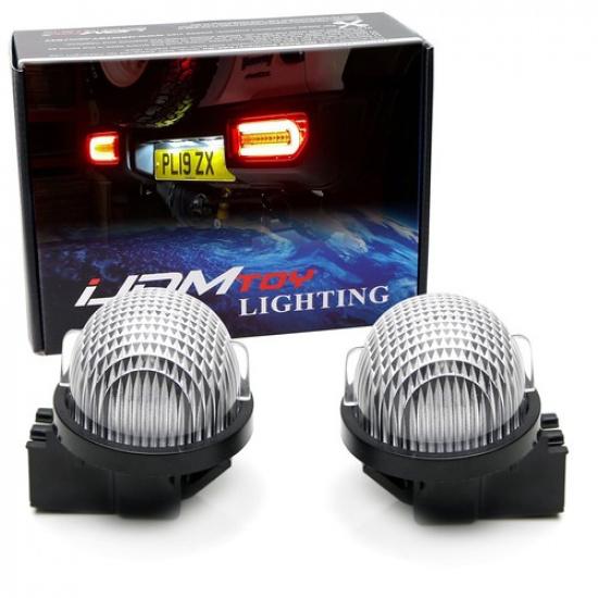Полностью светодиодные фонари подсветки номерного знака 18-SMD Белые Для Suzuki Jimny Grand Vitara Swift