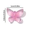 10PCS Ice Crystal Stereoscopic Butterfly Resin Nail Painting Decoration Accessory Nail Patches