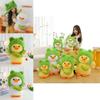 Cute Plush Duck Toy Transformed Duck Doll With Hat Duck Pillow Children Girls Birthday Gift